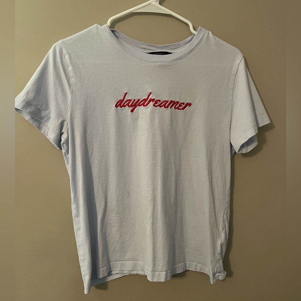 Baby Blue Forever 21 Tee